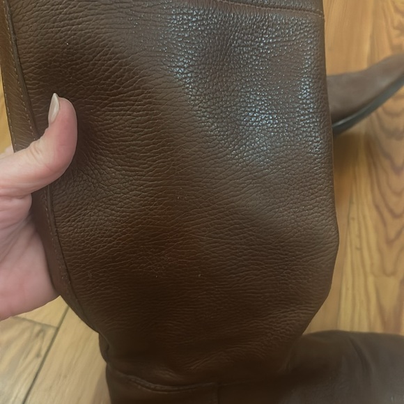 Brown tall riding boots Tory Burch 8.5, good condition - Picture 14 of 14
